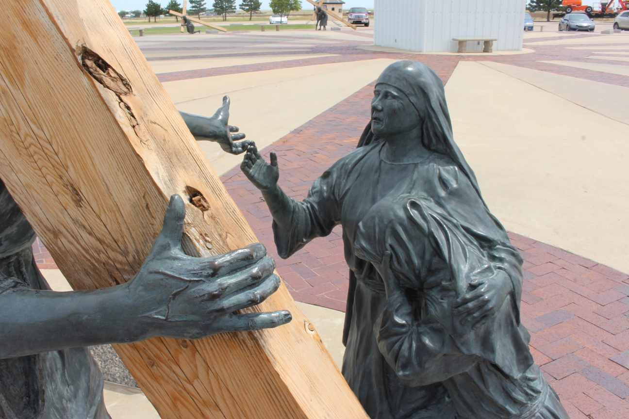 Station 8 at the Cross of Our Lord Jesus Christ in Groom, Texas.